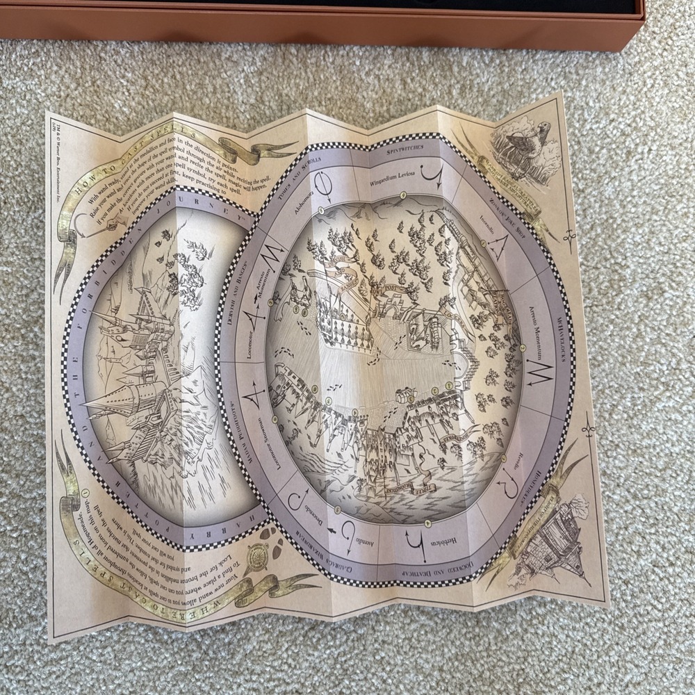 Wizarding World of Harry Potter Ollivanders Interactive Wand Dumbledore with Map - Picture 5 of 8